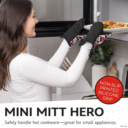 Image of Disney Mickey & Minnie Mini Oven Mitts, 2-Pack, Heat Resistant 450F