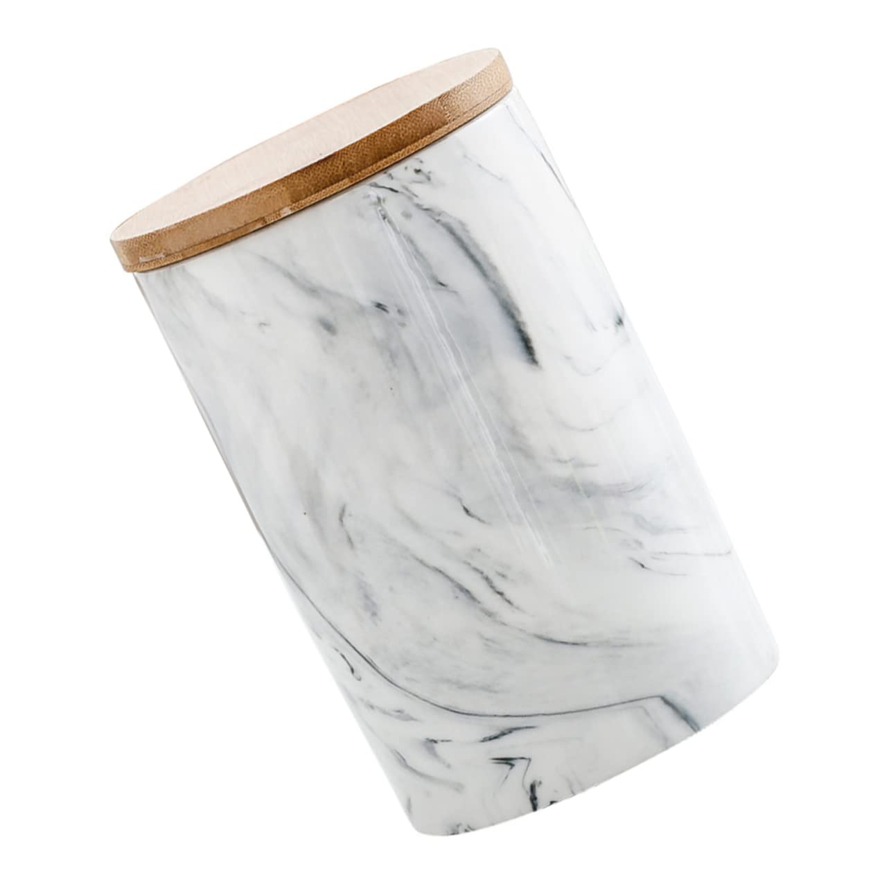 XYIANG 1pc Ceramic Storage Jar Candy Jar Glass Mason Jars Ceramic Storage Canister Tea Coffee Sugar Canisters Glass Food Jars Sealing Tea Jar Sugar Pot Pattern Tea Box