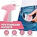 Legebo Stitch Gun for Clothes, Handheld Stitch Gun Quick Clothing Fixer, Portable Tagging Gun for Home & Retail Use, Includes 6 Needles,1000 Black & 1000 White Fasteners (Pink,1pcs+2000tag)