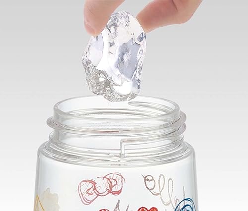 Miniatura 4 de Skater PDSH5 Sanrio Hello Kitty - Botella de agua para niños con popote, botella transparente, 16.2 fl oz (16.2 fl oz), silicona, niñas