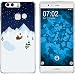 Produktbild PhoneNatic Case kompatibel mit Huawei P9 Silikon-Hülle X Mas Weihnachten Winterwonderland M6