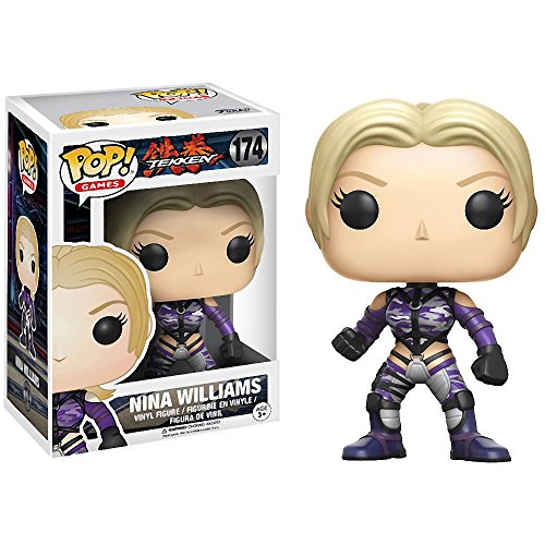 Funko Nina Williams: Pop! Games Vinyl Figure & 1 Compatible Graphic Protector Bundle (174 - 12829 - B)