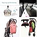 4 Pack Stroller Hook, Multipurpose Stroller Clips Hanger Baby Stroller Hooks for Diaper Bags Stroller Bags Groceries Shopping Bags