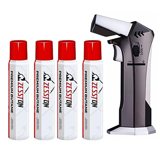 Can you bring cooking torch checking luggage Zesston Multi-Purpose Butane Torch Lighter