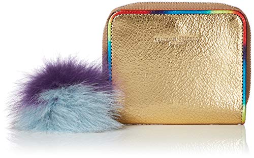 [ツモリチサト] 折財布 ラウンド財布 メタルクラッキング ゴールドのサムネイル