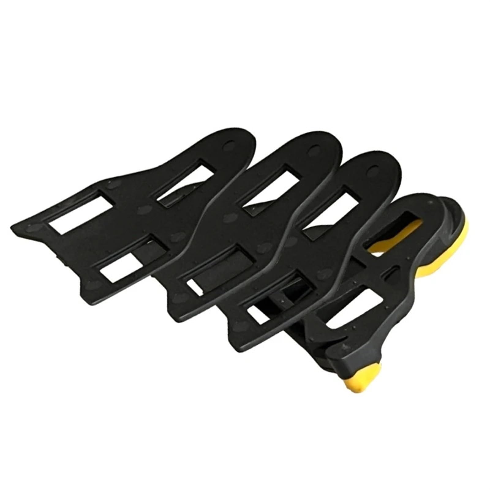 Juego de espaciadores y Tornillos para Abrazaderas de Pedales de Bicicleta de Carretera, Arandelas para calas, espaciadores de Repuesto, fácil de Usar.