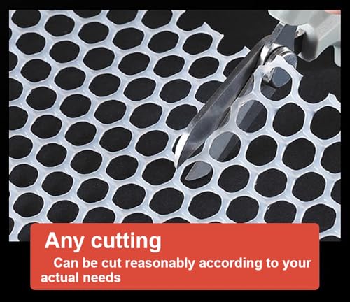 Grillage en plastique facile à découper rouleau robuste pour protection et déco