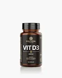 Vit D3-2000 UI - 120 Cápsulas - Essential Nutrition