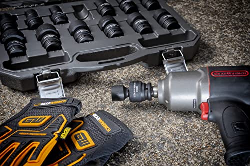 Image of GEARWRENCH 13 Piece 1 /2 inch Dr 6 Pt Universal Impact SAE Socket Set | 84938N