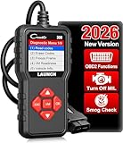 LAUNCH Creader 300 OBD2 Scanner,Engine Fault Code Reader,Support Read Data Stream,Scanner for All OBDII Protocol Cars Since 1996, Lifetime Free Update,2026 Upgraded Ver. of CR3001