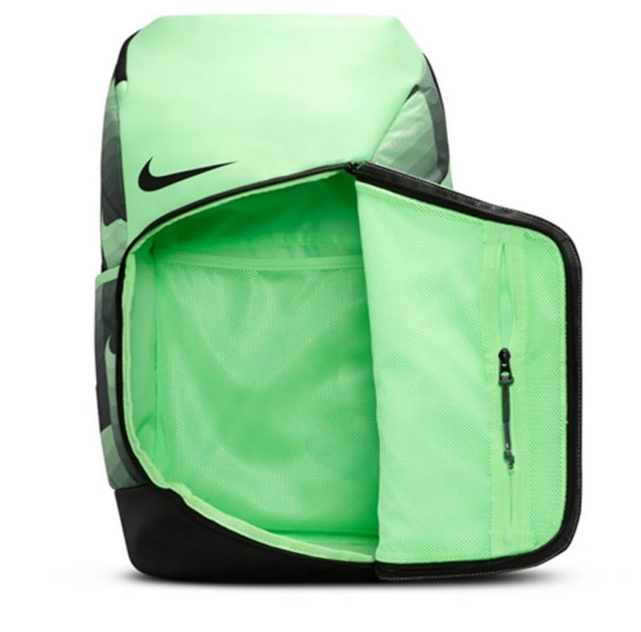 Nike Hoops Elite Pro Basketball Backpack, Black/Green, One Size
