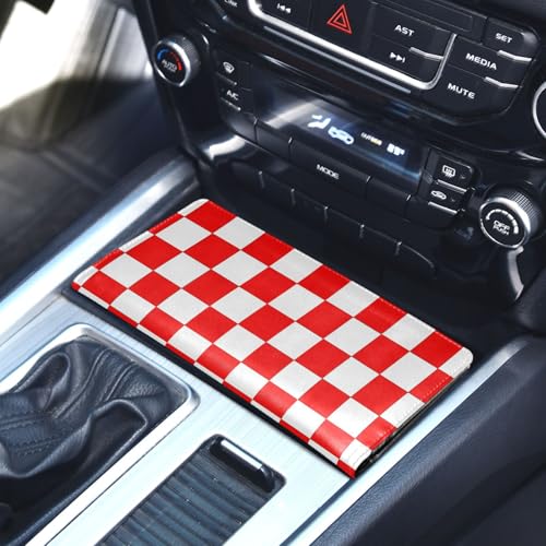 Organizador para Cartera Rojo Cuadros miniatura 6