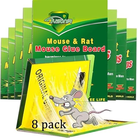 Mouse Traps,RatTraps,Mouse Traps Indoor,Rat Traps for House,Mouse Glue Traps,Mice Traps for House,Sticky Traps, Glue Boards Professional Strength That Work Capturing Indoor and Outdoor Rat Cover