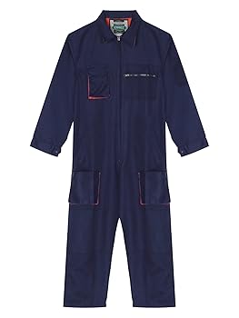 パンツ ANGLAN Backsatin Work Wide Overall Navy AOS5524_4.webp?v=1