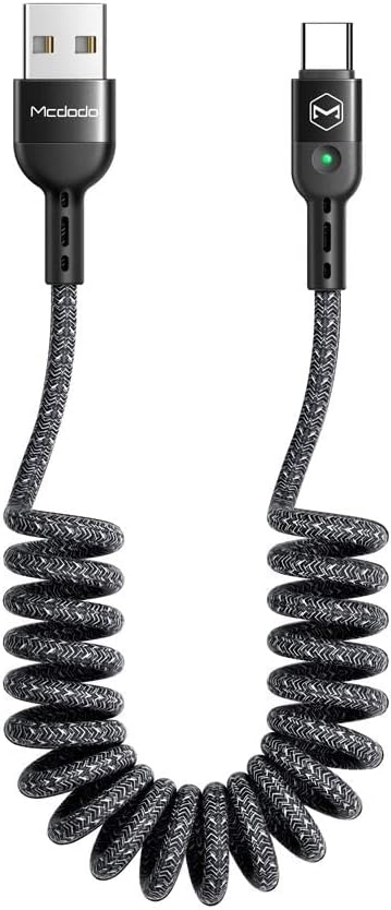 YACSEJAO Câble Micro USB Spiralé, USB 2.0 Vers Micro USB