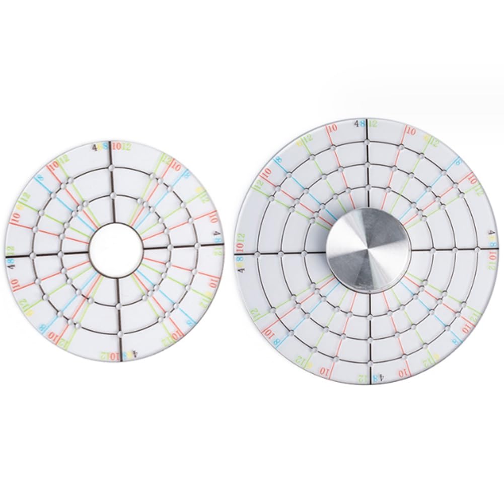 CTRLZS 2Pcs Rotary Disc Pottery Wheel Trimmer Tool Pottery Tool Even Number Circulator Clay Tools for Potters