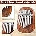 RANMING Kalimba 8 Key 2 Pack Mini Kalimba Set, Portable Finger Thumb Piano for Beginners and Adults, Christmas Gifts