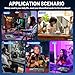 Podcast Equipment Bundle For 2, Keten Audio Interface with 48V & 3.5MM XLR Condenser Microphones for All-In-One DJ Mixer, Smartphone & PC, Perfect for Podcasting, Recording, Singing, Streaming, Gaming