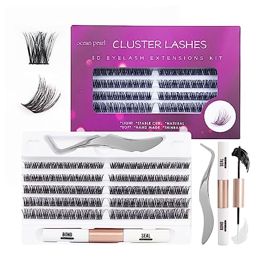 120 Pcs Pestañas Postizas Individuales con Pegamento Pinza DIY Extension Pestañas Banda Delgada Tallo Ancho Reutilizables Suaves Naturales Ligeras Fáciles de Aplicar 10-16mm C/D Curl - OP01