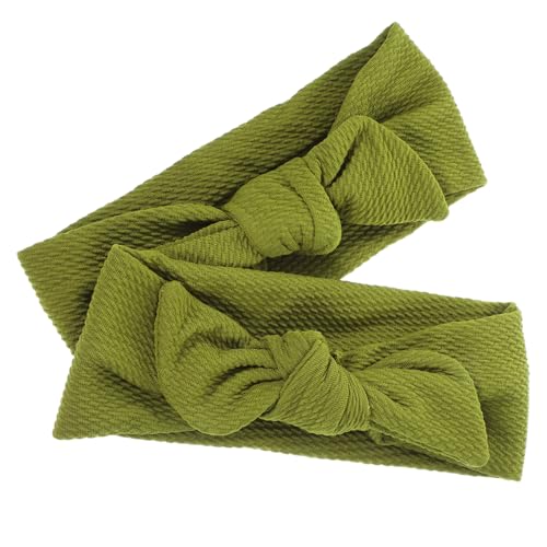 POPETPOP 2Pcs Stretchy Dog Hair Accessories with Cute Bowknot Design Pet Headdress for Dogs for Daily Wear and Special Occasions