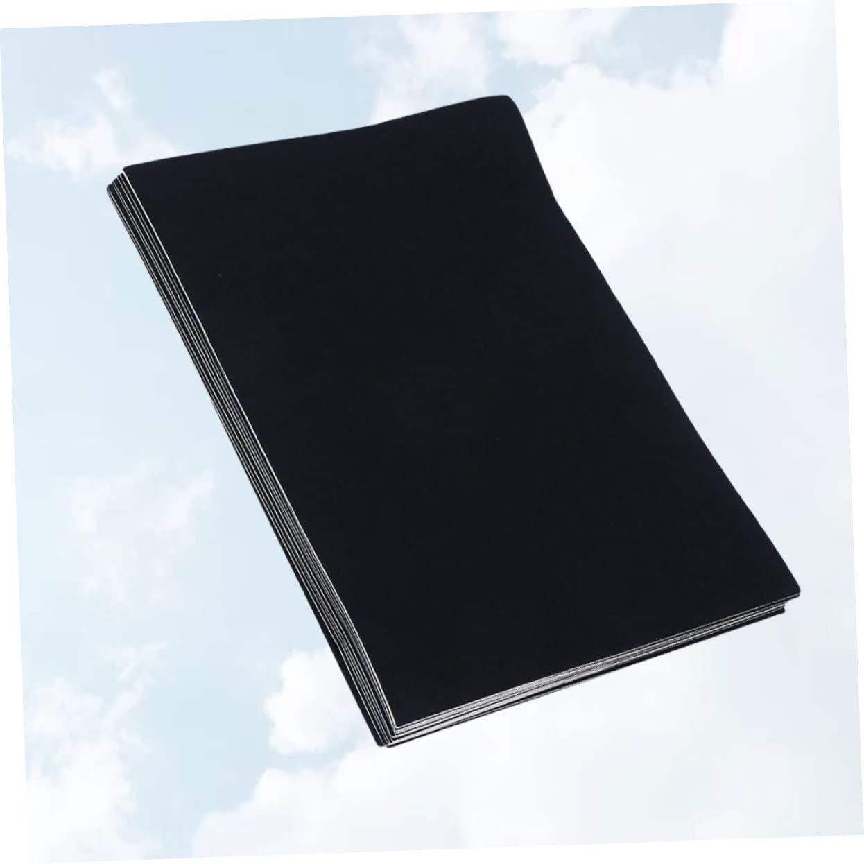 OSALADI 10 Sheets Adhesive Felt Cloth DIY Colored Stickers for Craft Projects Handmade Supplies for Home Kindergarten