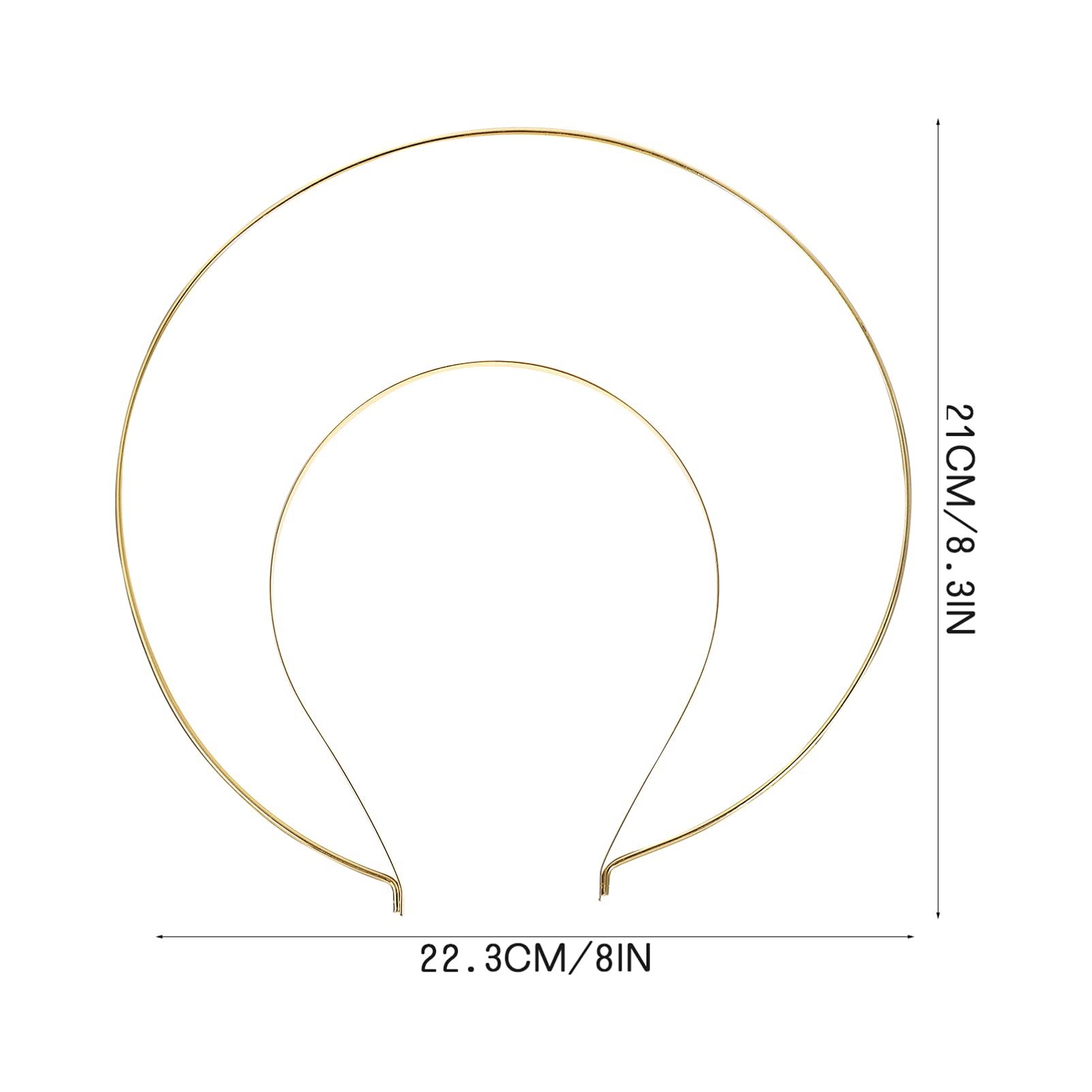 Taille Unique Bandeau Halo Doré Notre-Dame - Pour Déguisement, Mariage
