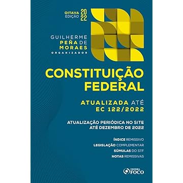 Capa do livro Constituição Federal - 8ª Ed - 2022