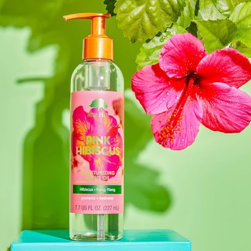 Image of Tree Hut Pink Hibiscus Moisturizing Shave Oil, Gel-to-Oil Formula, Ultra Hydrating Barrier for a Close, Smooth Shave, For All Skin Types, 7.7 fl oz