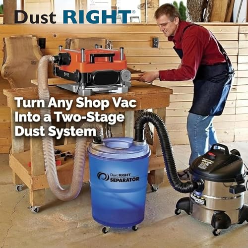 Dust Right Cyclone Dust Separator 10-Gallon