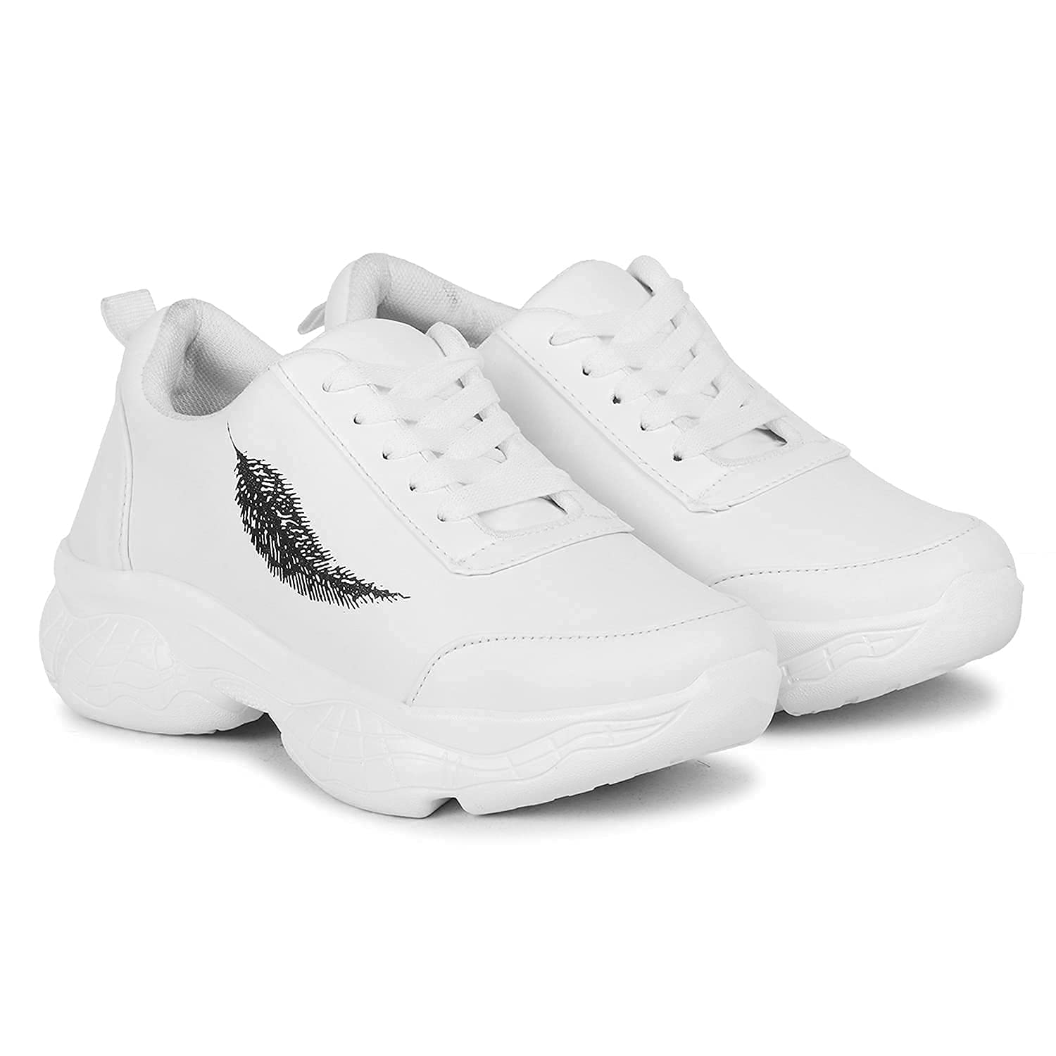 Amico Womens & Girls Running & Walking Shoes (White, Numeric_6) (B09PV4X9ZK) Amazon Price History, Amazon Price Tracker