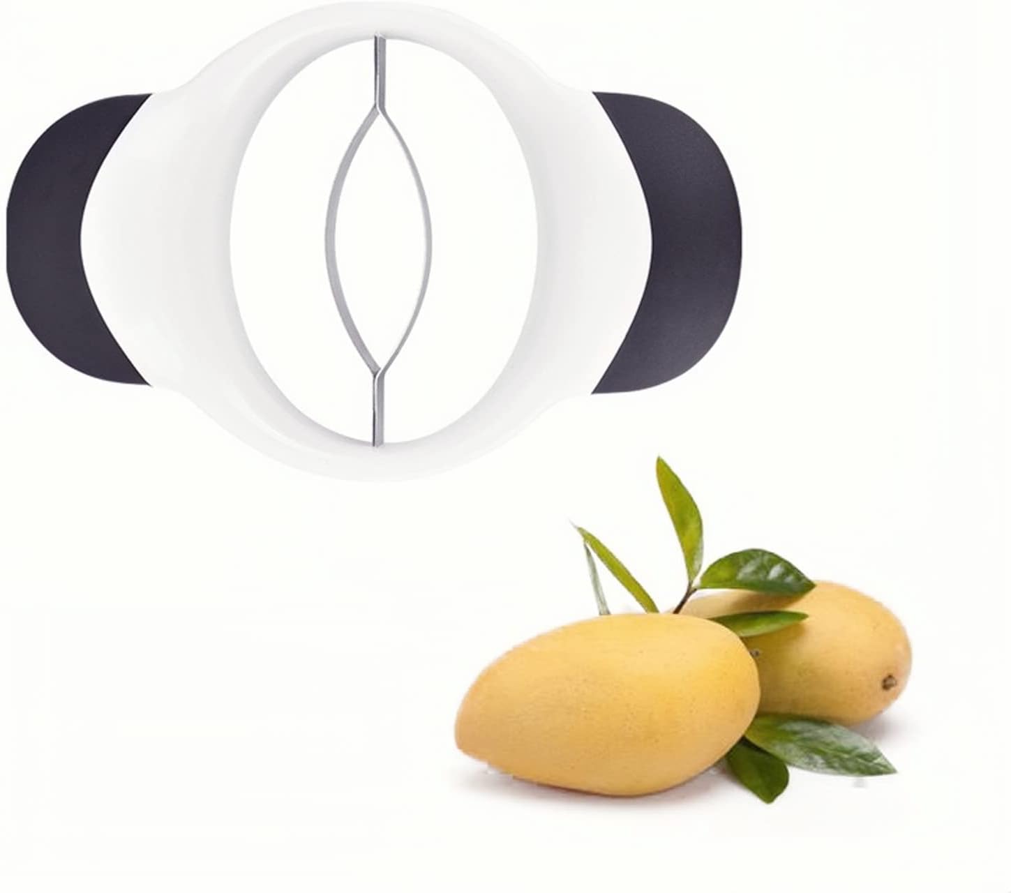 Apple Cutter Corer Vegetable Slicer - Stainless Steel Potato Slicer Ergonomically Designed Veggie Slicer Lightweight Apple Slicer 4 Different Types Of Cutters Can Be Selected (Mango cutter)