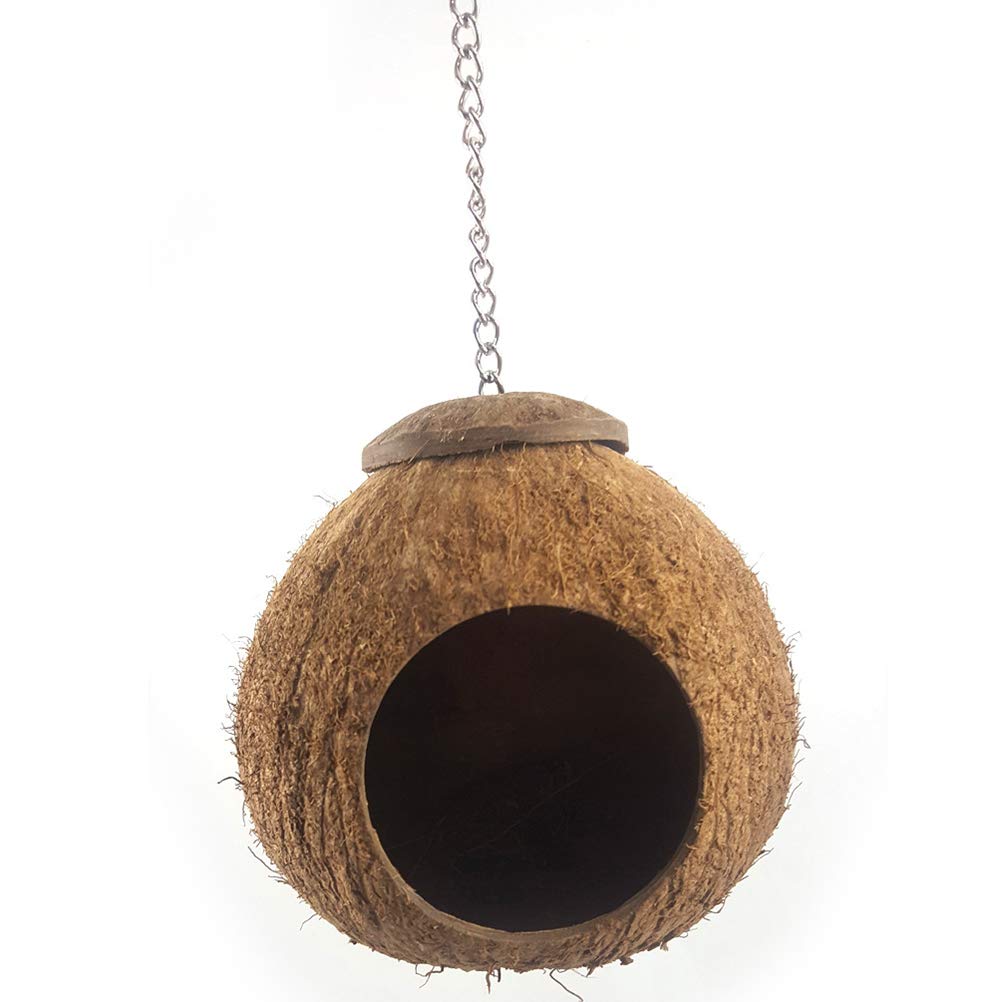 POPETPOP Nido di Uccello in Legno con Altalena da Arrampicata da Allenamento Stand da Gioco per cocorite di conuri Cockatiels Accessori Gabbia per Gabbie