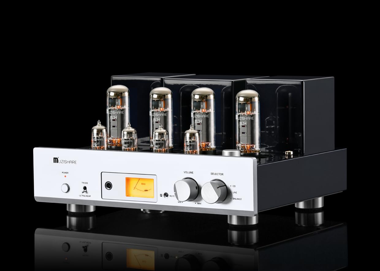 Amazon.com: MUZISHARE X5 Integrated Amplifier EL34 x4 Push-Pull