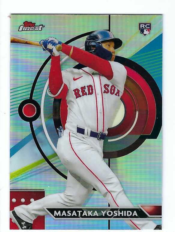MASATAKA YOSHIDA 2023 Topps Finest #76 REFRACTOR PARALLEL Baseball Rookie Card RC Boston Red Sox