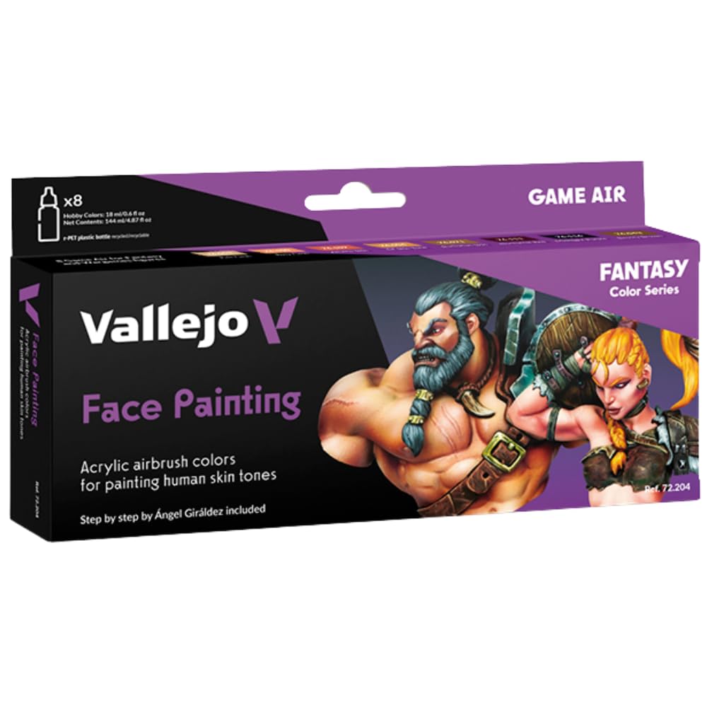 Amazon.com: Vallejo - Face Painting Set | Game Air | Fantasy Color