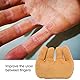 Fyearfly Fingerkontraktur Kissen, Handkontraktur Kissen, Handflächengriff, Finger Rehabilitations Trainingsgerät, Fingerseparator für Fingern Training Kontrakturprophylaxe(Kamel)