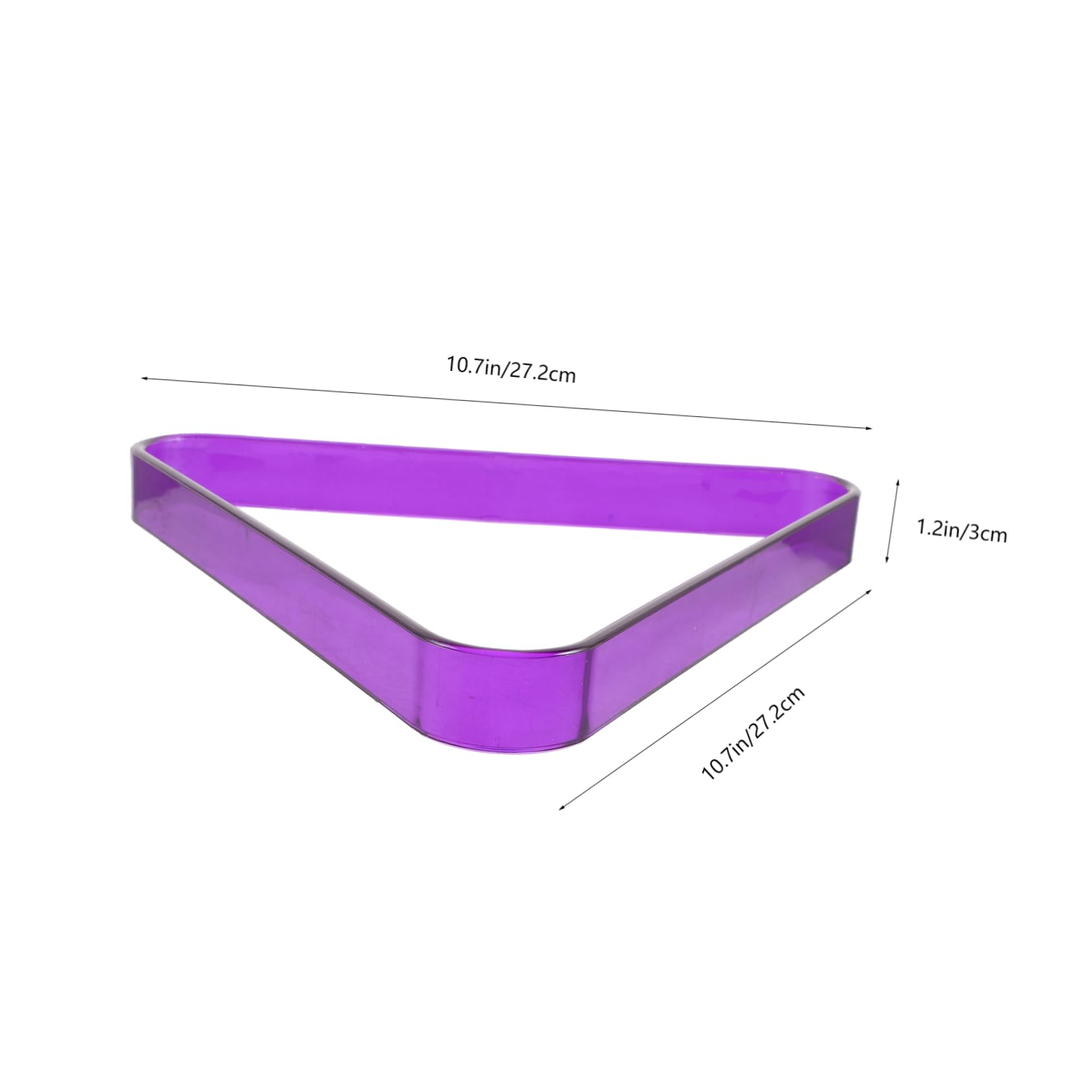 BESTonZON Triangle Billiard Rack Durable Material Pool Ball Organizer for Snooker Pool Tables Lightweight Design for for Games Tournaments Present for Billiard Enthusiasts