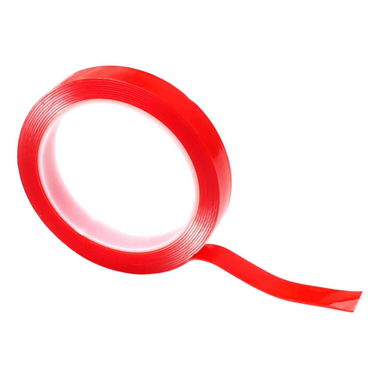 jojofuny 5 Rollen dicker doppelseitiger Aufkleber Dasselbe im Freien doppelseitiges klebeband für stoff schwer drinnen breite Bänder keine spuren aufkleber Acrylsäure rot