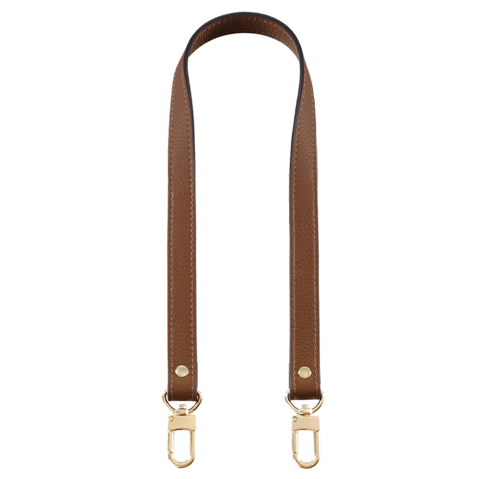VanEnjoy Full Grain Leather Shoulder Strap Replacement with 2 Square Locks -Extended Version(Brown) — image 1