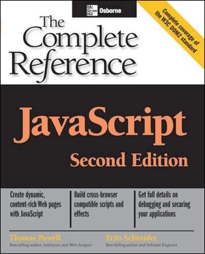JavaScript: The Complete Reference, Second Edition