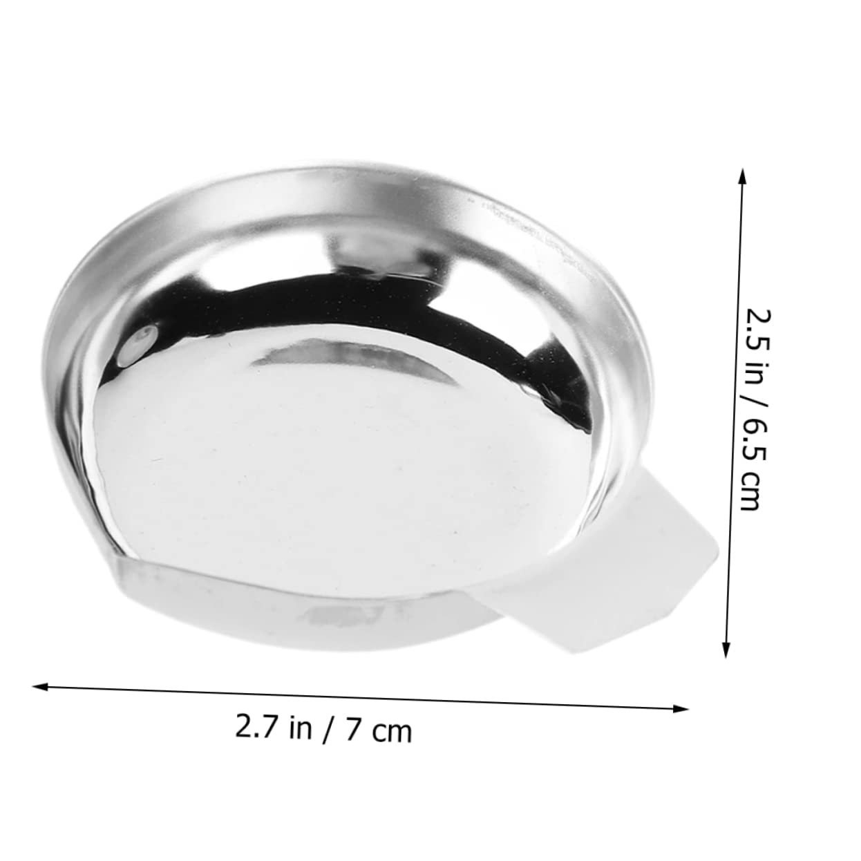 NAMOARLY 3pcs Stainless Steel Scale Trays for Electronic Weighing Measuring Pans for Jewelry Kitchen and Cake Shops Stackable Design with Pointed Spout for Easy Pouring