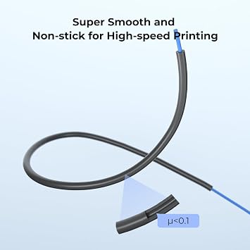 Creality 超滑らかなPTFEチューブ 超滑らか ノンスティック加工 高速印刷用 1.75mmフィラメント2M専用設計