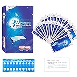 tiras blanqueadoras crest "★ blanqueador de dientes tiras de calidad premium★: Tiras de blanqueamiento dental con elementos activados seguros: nivel de blanqueamiento dental profesional. eliminar manchas de dientes, manchas de café, manchas de té, manchas de humo, manchas de vino. "
