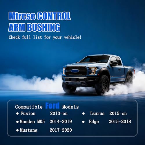 Image of 4PCS Rear Axle Suspension Bushing Kit Compatible with Ford Fusion Taurus Mondeo MK5 Edge Mustang 2013-2020, Replaces# FR3C3C270AA F2GZ-5A638 F2GC5K653AXB