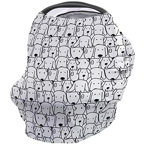 授乳ケープ 人気 ポンチョ 授乳カバー 可愛い 犬 パット 漫画 母乳育児スカーフ 360度安心 伸縮性 通気性 授乳服 ベビーカーカバー 出産祝い フリーサイズ ショッピングスカーフ ショール