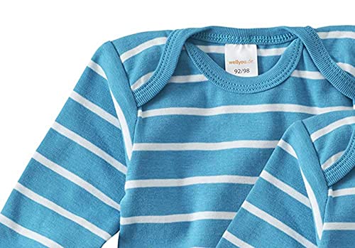 WELLYOU Twin Pack Body Neonato - Tuta Bimbo con