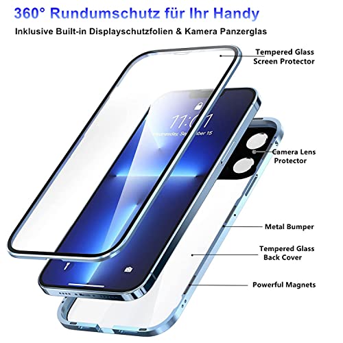 Aolggcol Cover per iPhone 13 Pro Max Custodia 360