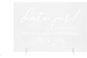 Advice Jar Acrylic Sign: A Unique Wedding Memento for Capturing Precious Advice