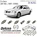 ZIYO ZPL5140 - LED Interior Light Kit Replacement for Mercedes Benz S Class W140 1991-1999, 6000K Xenon White Dome Light Bulbs Upgrage Error Free (W140 1991-1999 (25 Bulbs))