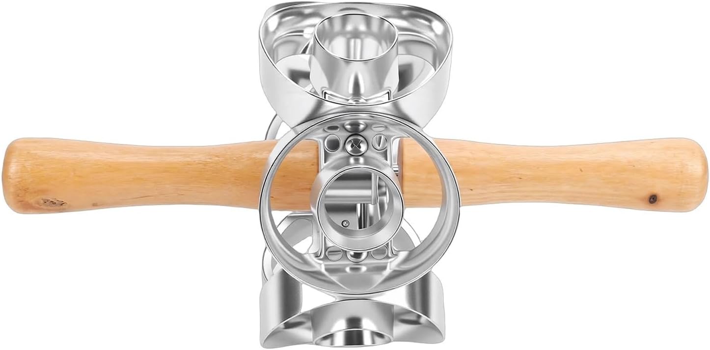 Baking Donut Cutter Aluminum Alloy Mold with Rolling Pin, Multipurpose Doughnut Tool for Home Baking & Kitchen(02)